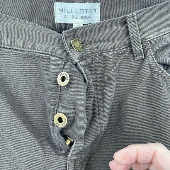 Nili Lotan Boyfriend Pant - Mocha - Picture 5 of 7